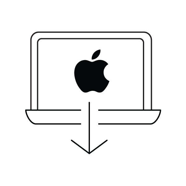 Mac download icon